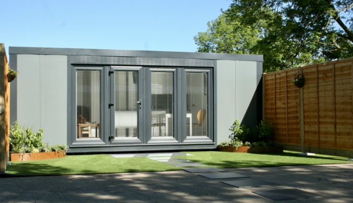 The new QCB granny annexe from Booths Garden Studios